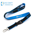 Wholesale high quality custom personalized woven jacquard lanyard with company logo